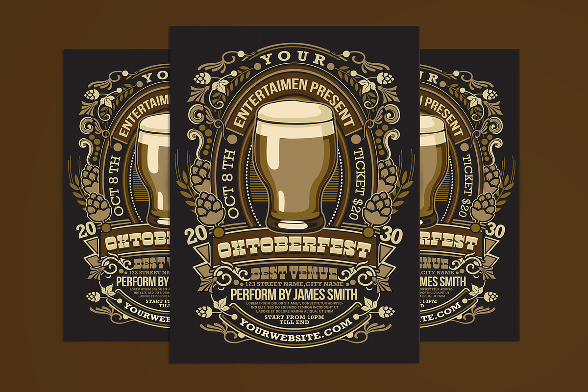 Oktoberfest Flyer, a Flyer Template by Muhamad Iqbal hidayat (Photo 1 of 4)