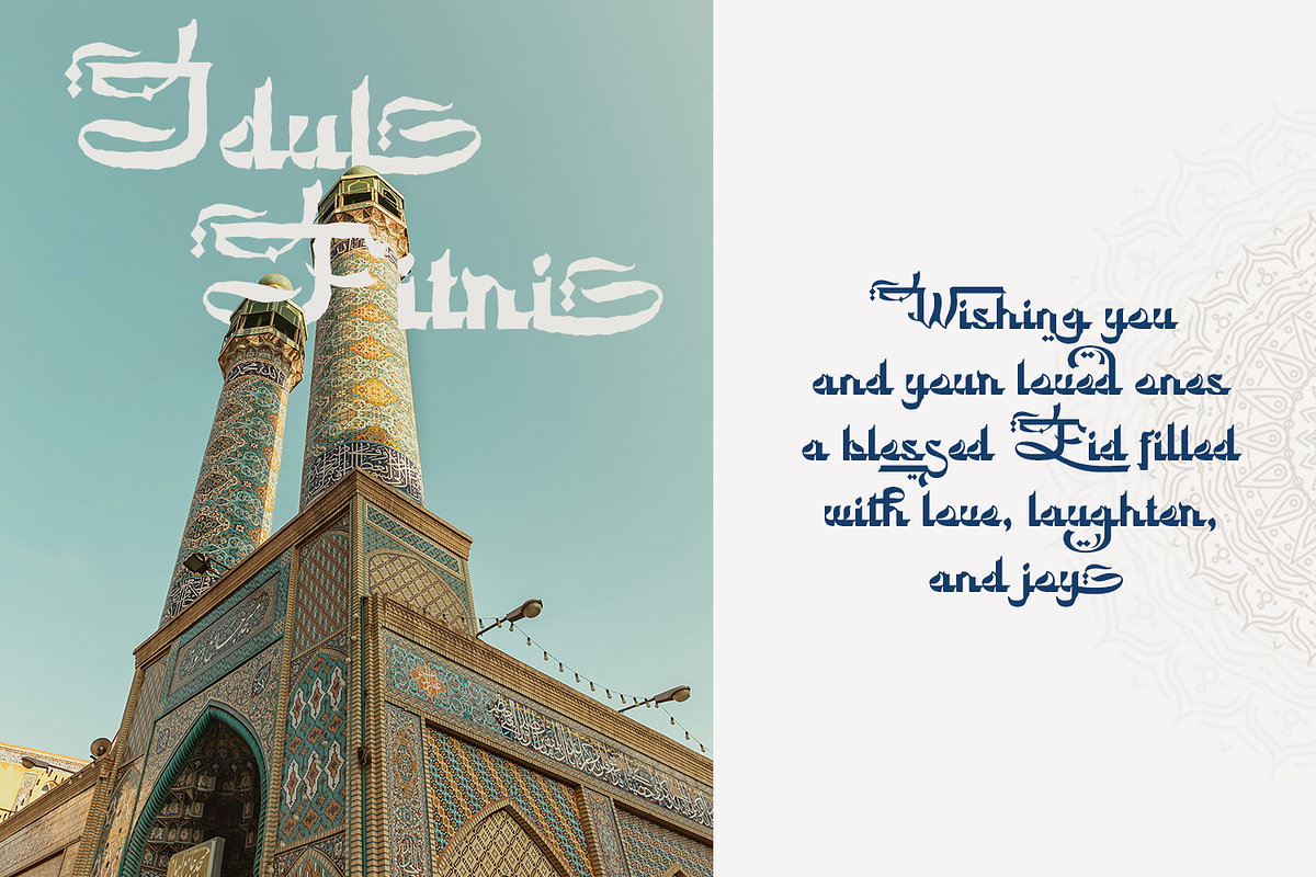 Dzakiyah - Arabic Font, a Symbol Font by madeDeduk (Photo 3 of 10)