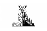 Fox Forest Silhouette Vector Bundle, an Illustration by Creativeshirt (Thumbnail 22 of 31)