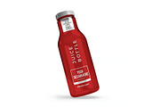 Juice Bottle Mockup Template Set, a Packaging Mockup by DesignRushMarket (Thumbnail 5 of 11)