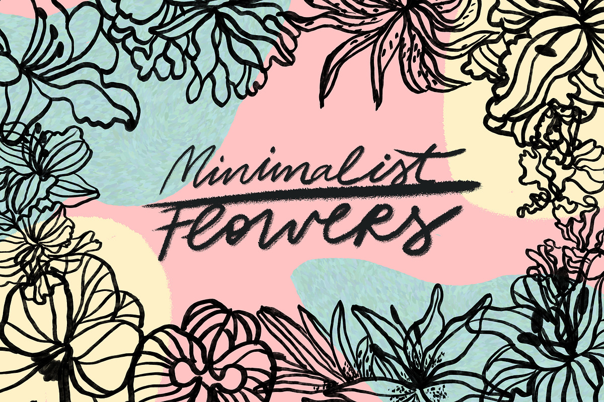 Flowers and Plants Minimalist Set, an Illustration by Anny (Photo 1 of 10)