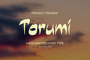 Torumi Asian Brush Style Typeface, a Handwritten Font by ArtiXLabs (Thumbnail 1 of 10)