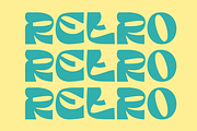 Koevas Groovy - Retro Font, a Sans Serif Font by Iqsiart Studio (Thumbnail 5 of 8)