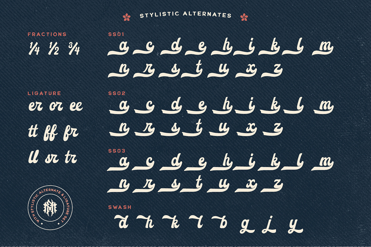 Kaylani - Vintage Script Display, a Script Font by Mantra Naga (Photo 10 of 10)