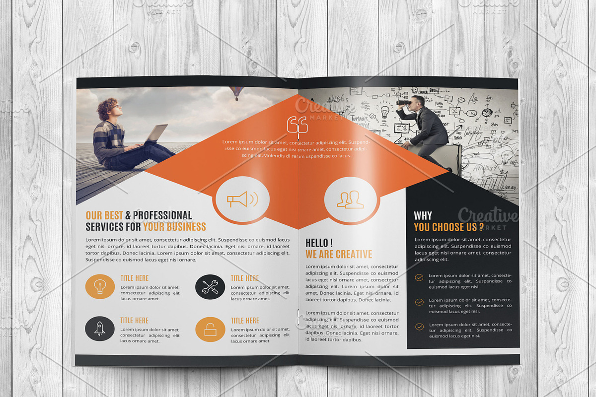 Corporate Bi-Fold Brochure Template, a Brochure Template by Alice_s (Photo 12 of 12)