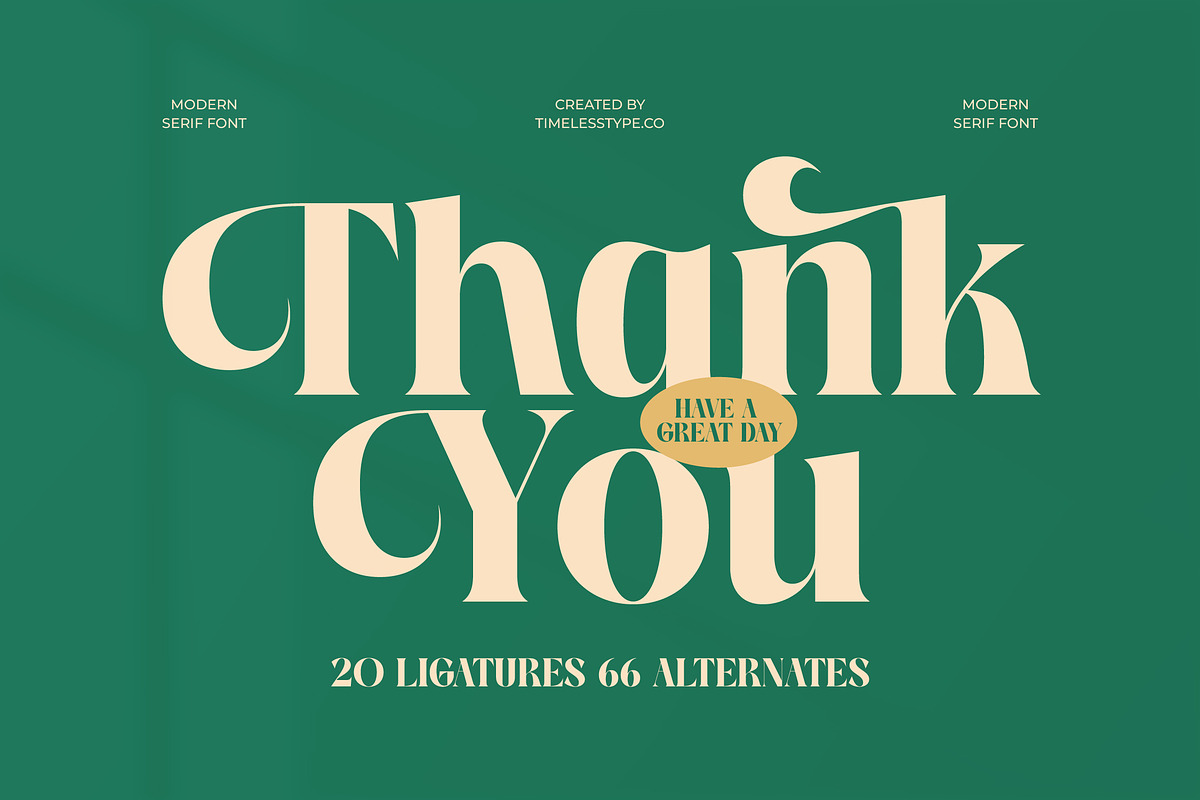 The Bencoy Modern Serif Display, a Serif Font by timelesstype.co (Photo 20 of 20)