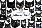 Black Cat Peeking PNG, an Illustration by SinaCreation (Thumbnail 1 of 5)