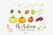 watercolor fall autumn, a Seasonal Illustration by Autumn Breeze (Thumbnail 2 of 3)