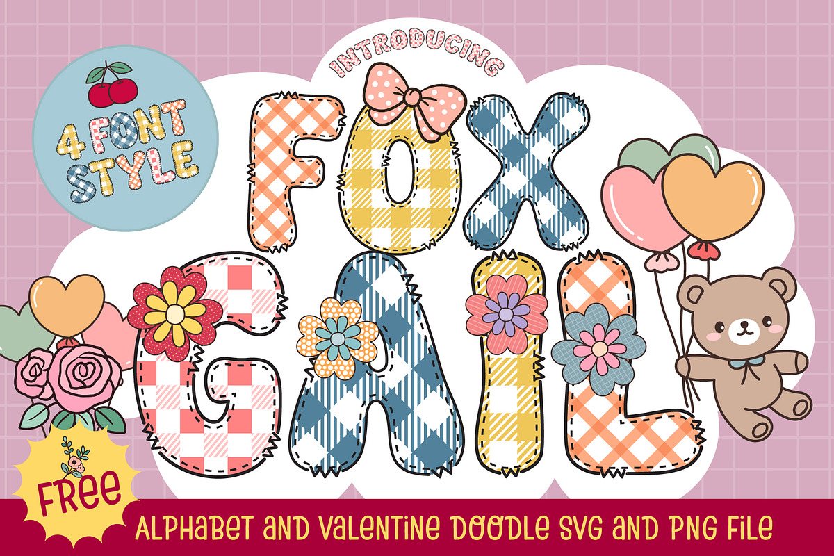 Fox Gail: 4 Color Font Style, a Symbol Font by Fox7 By Rattana (Photo 1 of 11)