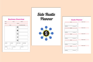 Editable Side Hustle Planner