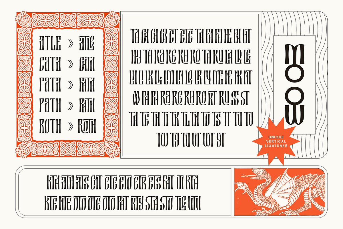 Runholdy Typeface, a Blackletter Font by alit design (Photo 9 of 15)