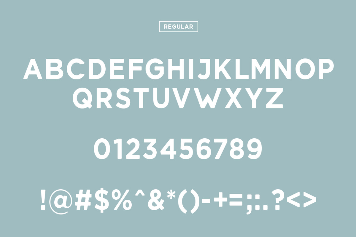STRUCTURE Sans Serif Font preview 2