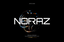 Nofraz || Futuristic Sans Serif Font