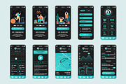 Mobile App UI Kit Template, a Templates & Theme by alexdndz (Thumbnail 11 of 21)