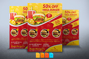 Bundle Flyers Fast Food, a Flyer Template by DesignsStore (Thumbnail 3 of 4)