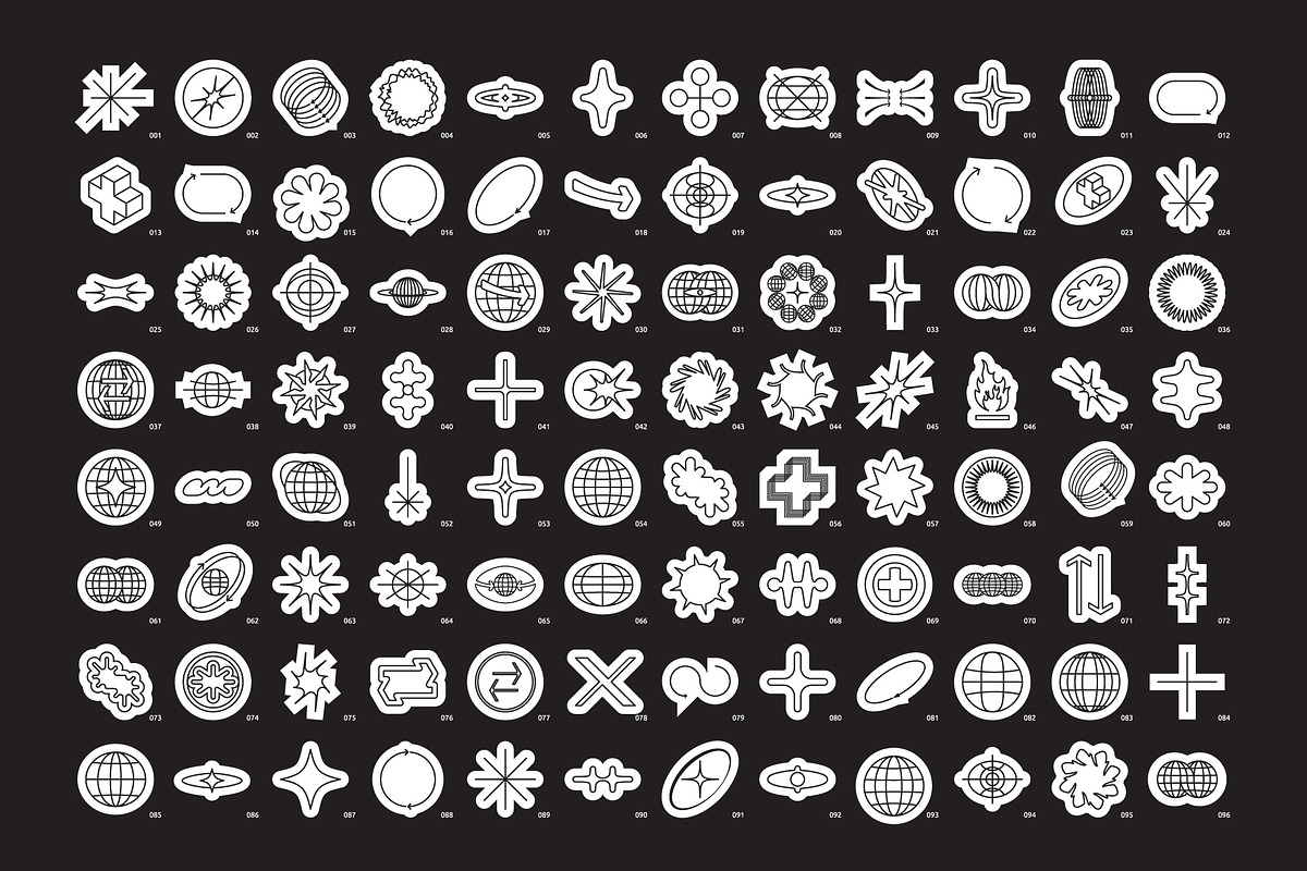 96 Linear Vector Shapes, a Graphic by Vanzyst (Photo 7 of 7)