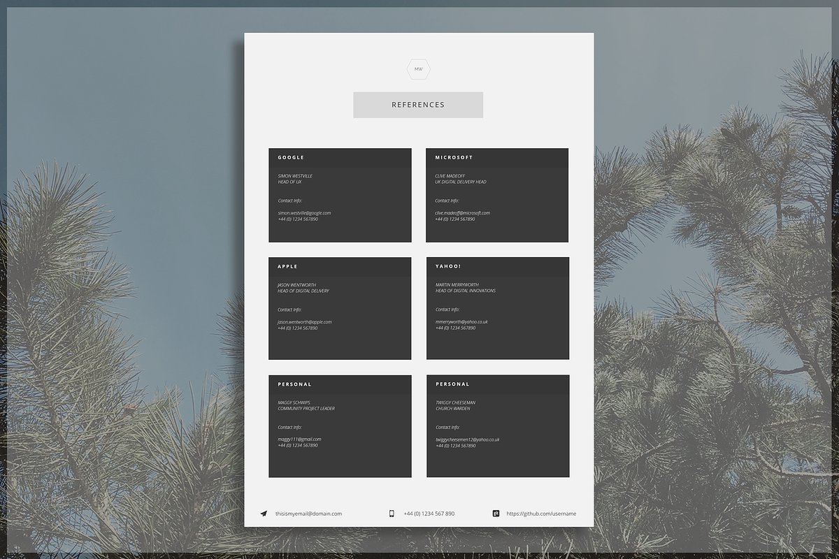 Web Developer CV / Technical Resume, a Resume Template by introDuice - CV / Resumes (Photo 6 of 7)