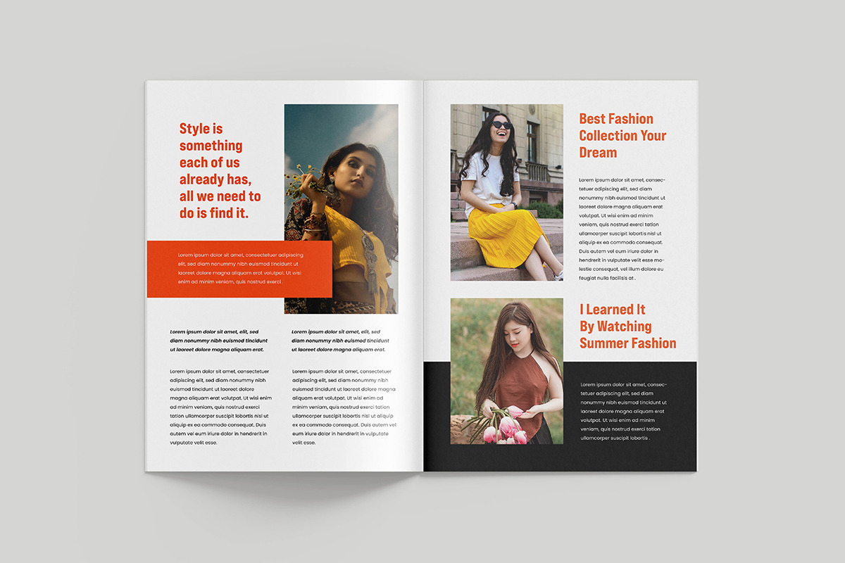 Fashion Magazine Layout, a Brochure Template by afsar.hossain (Photo 3 of 6)