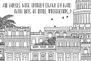 Big Hand Drawn City Collection, an Illustration by Franzi draws (Thumbnail 4 of 8)