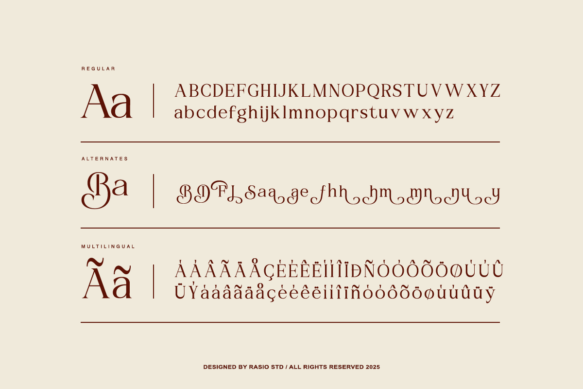 Bela Serfane Elegant Serif Font, a Serif Font by Rasio Studio (Photo 2 of 11)