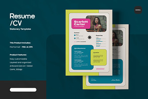 Resume/CV – Vol. 354, a Resume Template by kdadan.