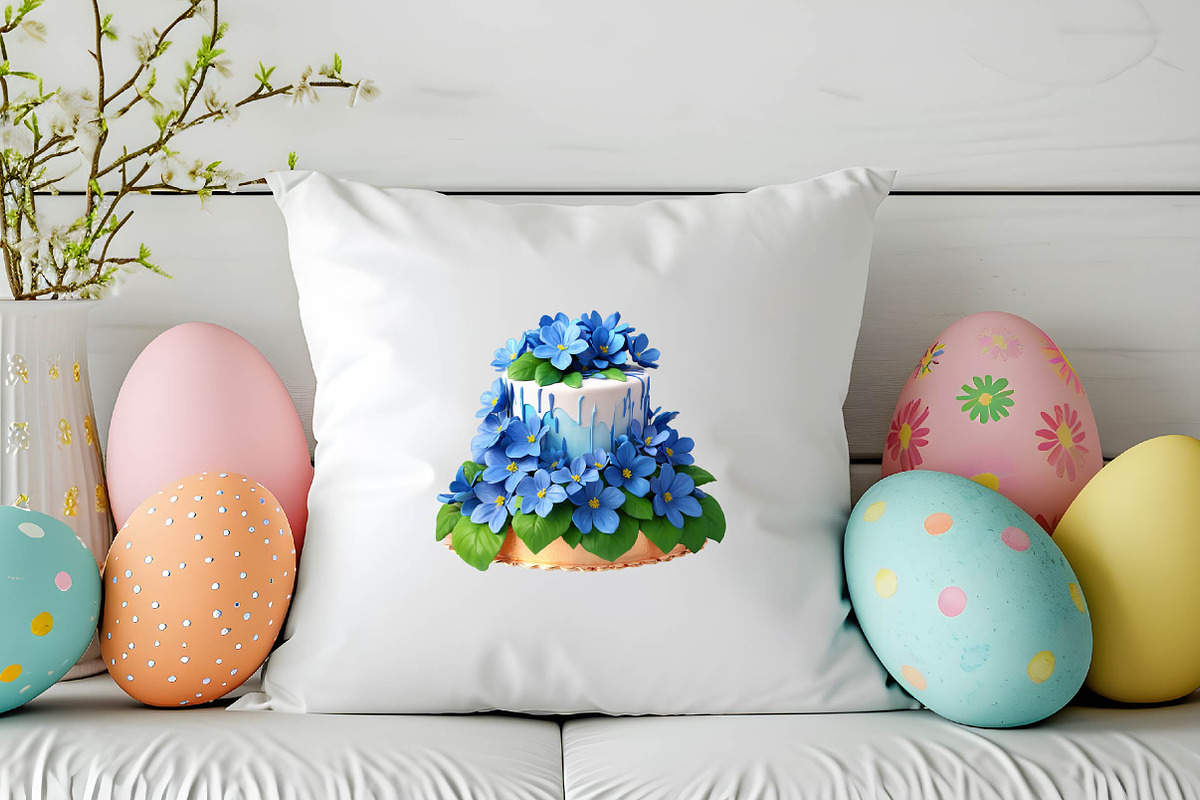 3d Vibrant Birthday Cake Clipart, an Illustration by Wow Magic (Photo 3 of 4)