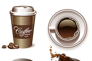 Vector Coffee Cups