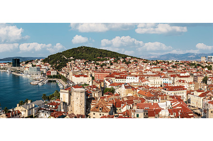 Panoramic view to Split, Croatia, an Architecture Photo by Nature and travel