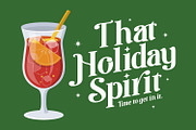 Merry Advent - Christmas Font, a Serif Font by Rishsketch (Thumbnail 12 of 15)