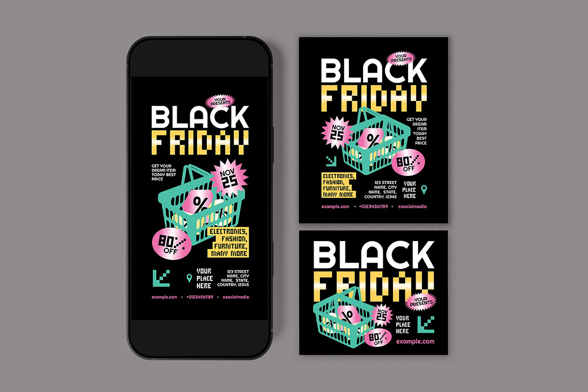 Black Friday Flyer, a Flyer Template by graphicook (Photo 3 of 3)
