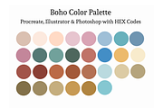 Color Palettes Procreate Illustrator, a Palette Add-On by Atelier Fem (Thumbnail 12 of 12)