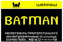 Batman font