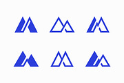 Letter M Monogram Logo Mountain Peak, a Branding & Logo Template by Signatoro (Thumbnail 3 of 3)