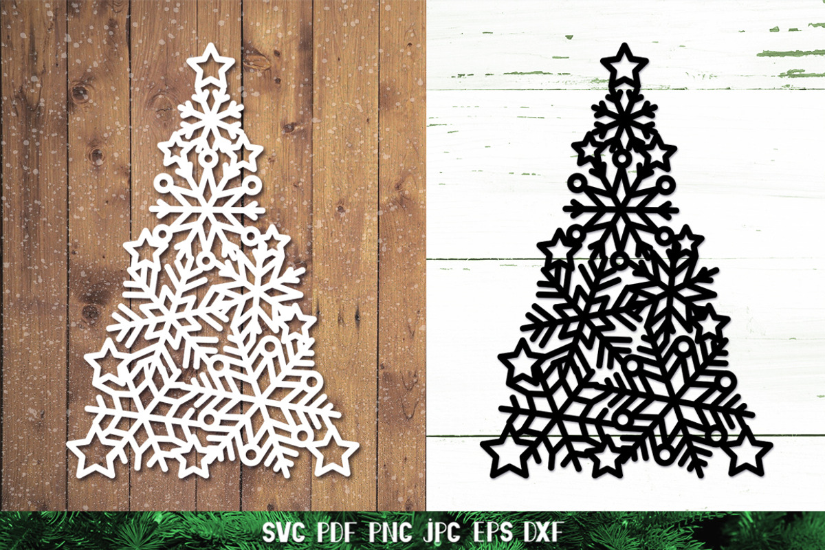 Christmas Tree Silhouette Set, a Graphic by Digital_Craftyfox (Photo 18 of 20)