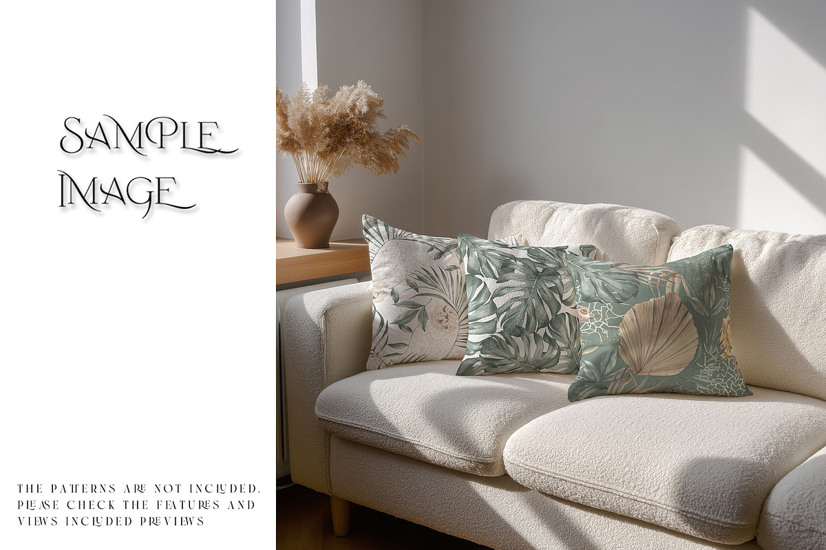 Throw Pillows with Smart Objects, a Mockup by mock-ups (Photo 4 of 12)