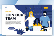 Landing page template on various top, a Food Illustration by Creative Graphics (Thumbnail 5 of 12)