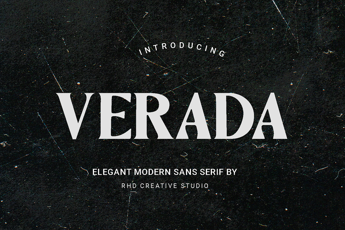 VERADA - Elegant Modern Sans Serif, a Font by RHD Creative Studio (Photo 1 of 10)