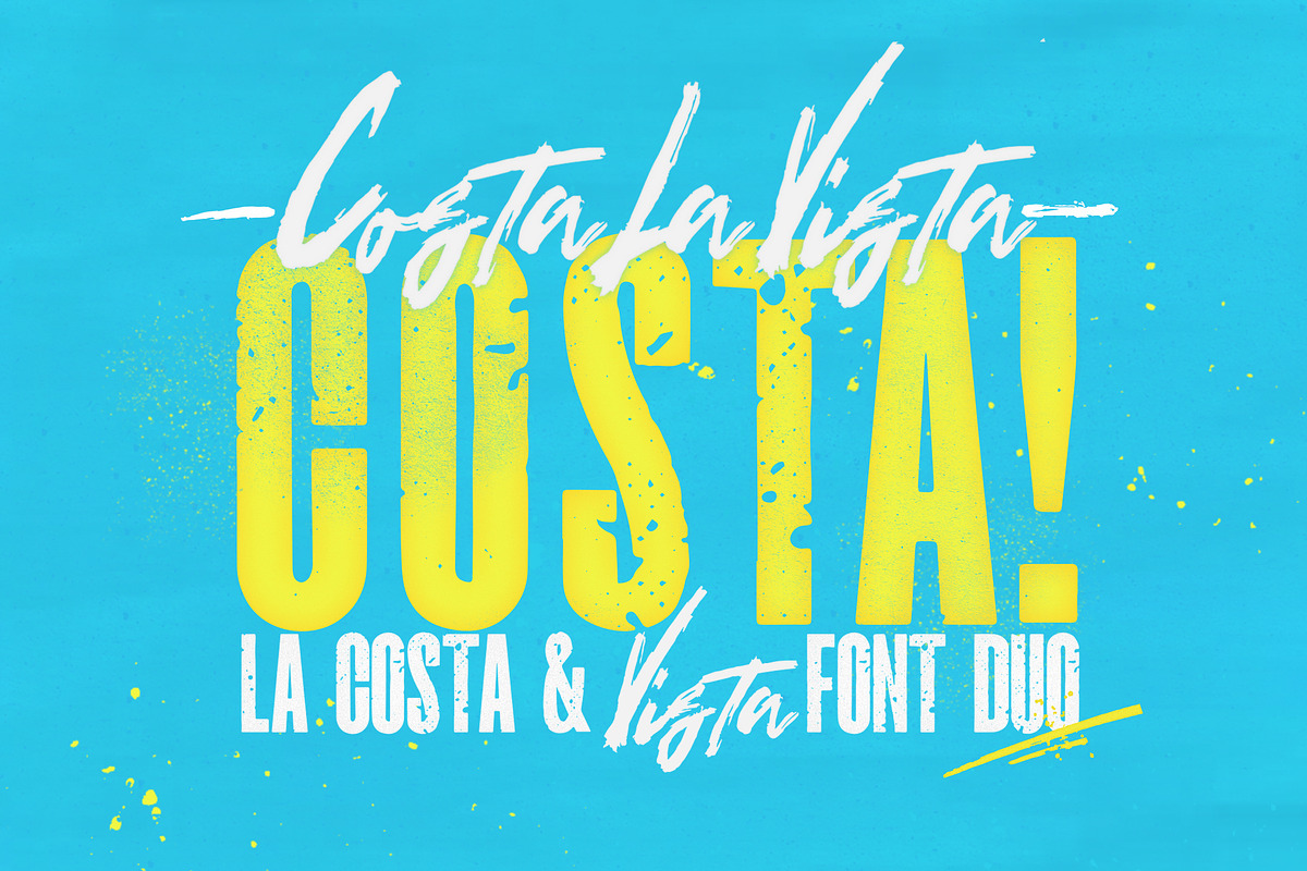 Costa La Vista Font, a Sans Serif Font by LeoSupply.co (Photo 1 of 9)