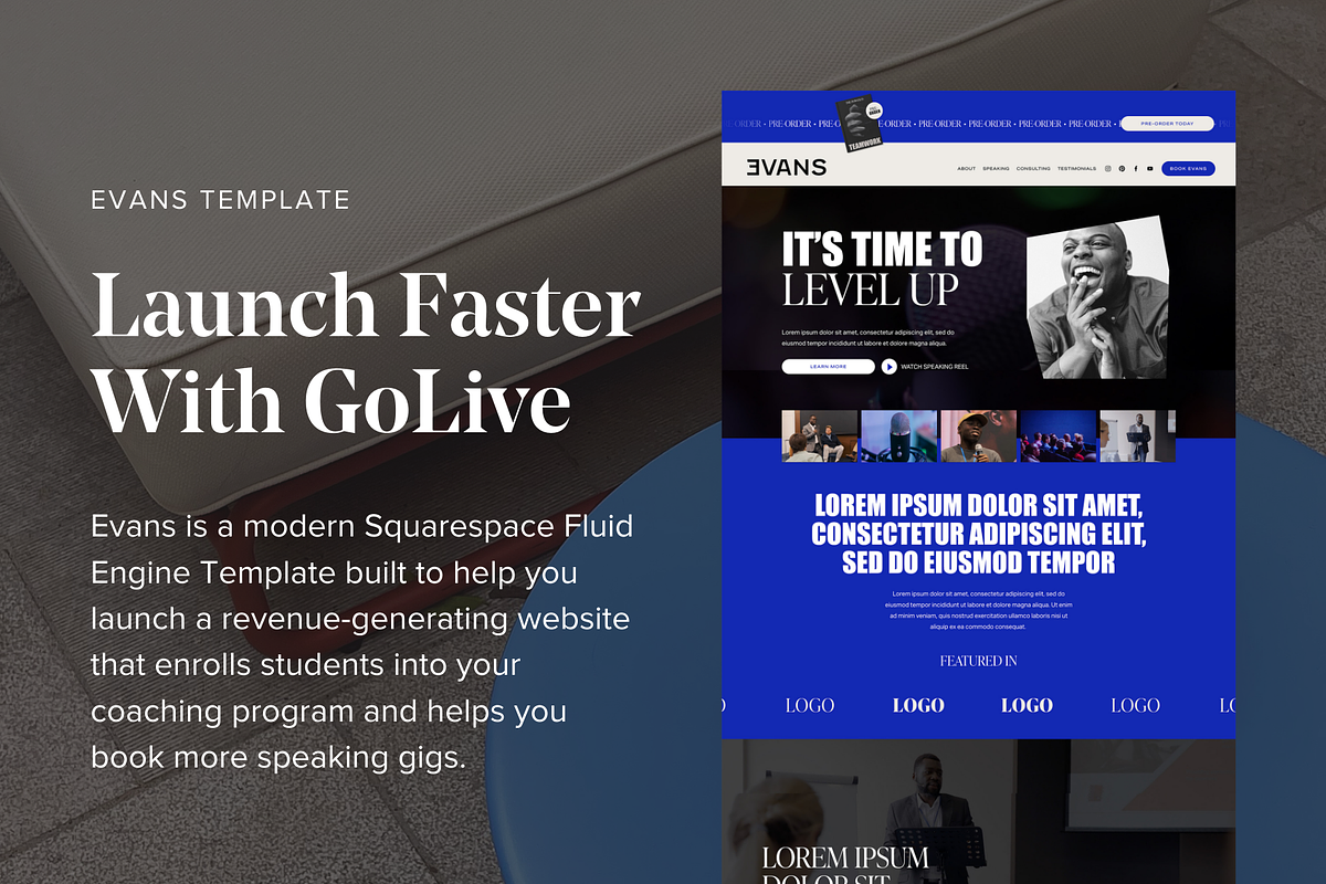 Coaching Squarespace Website, a Squarespace Template by GoLive Website Templates (Photo 11 of 12)