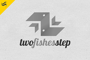 Two Fishes Logo Template