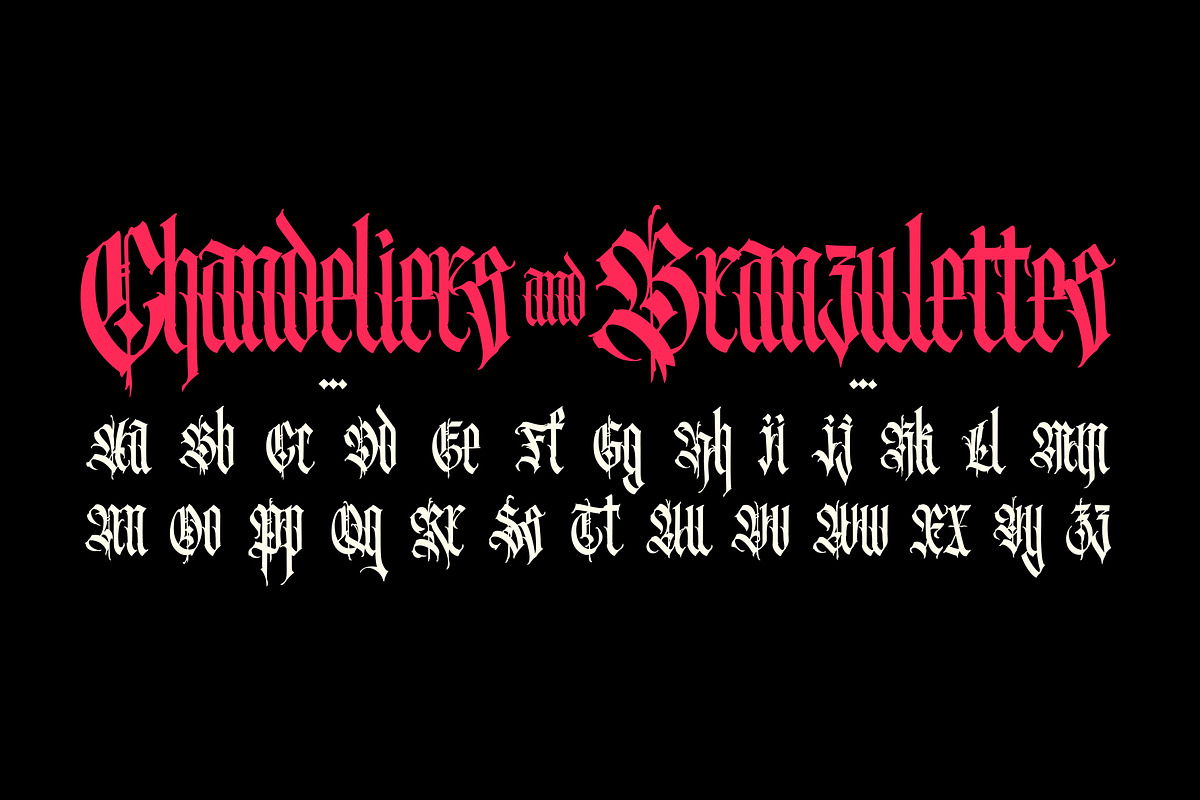 Gothic vector letters - 031, an Object Graphic by GeekClick (Photo 16 of 17)