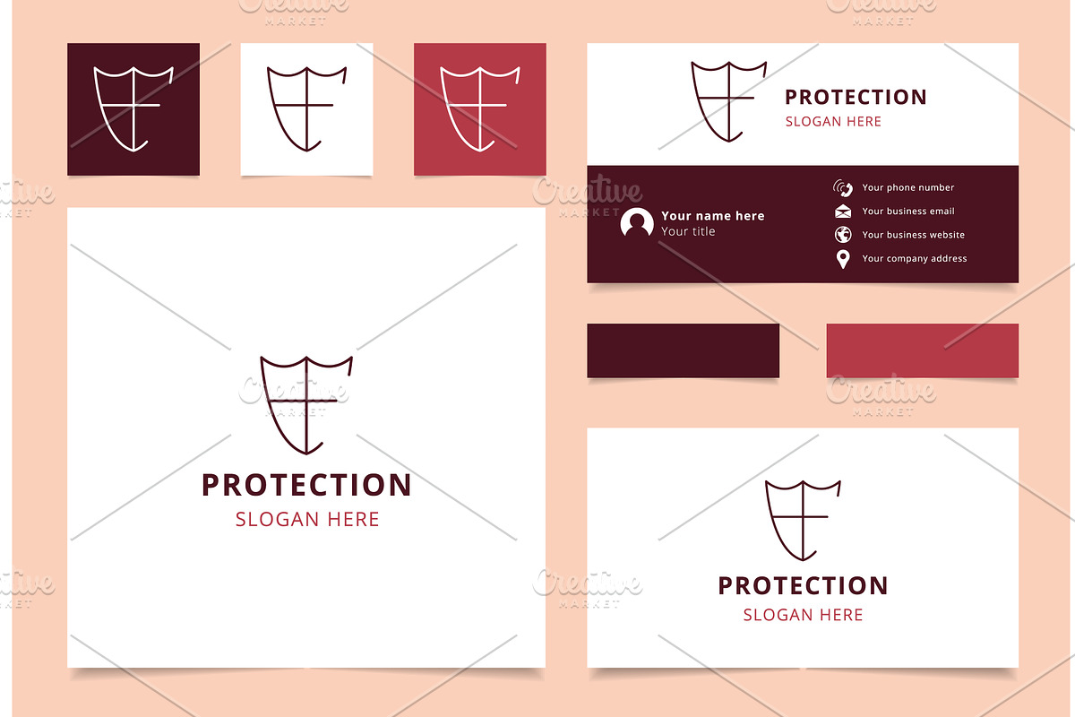 Business card design featuring a, an Object Illustration by Aimagenarium@gmail.com
