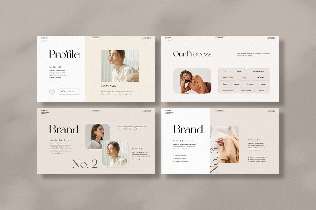 **Media Kit Presentation Template**, a Templates & Theme by GoldenPixelStudio (Photo 5 of 6)
