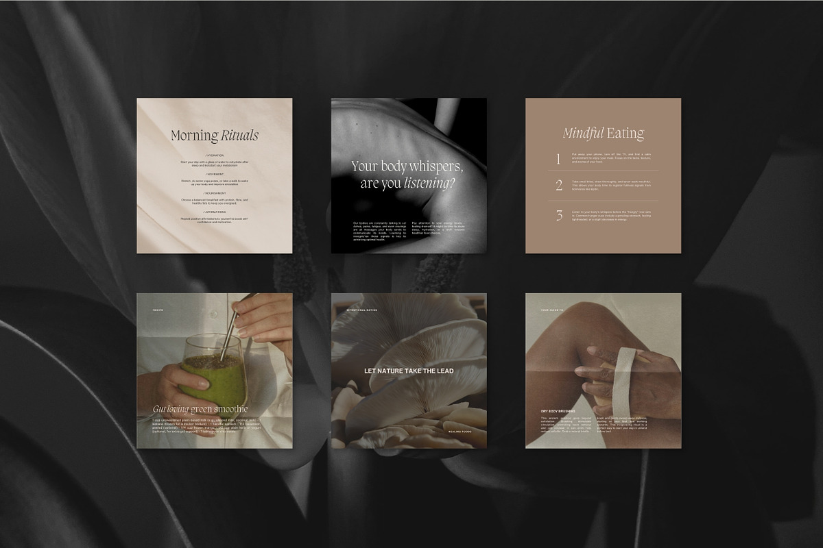 160 Holistic Canva Templates, a Social Media Template by Sikoya Design (Photo 3 of 7)