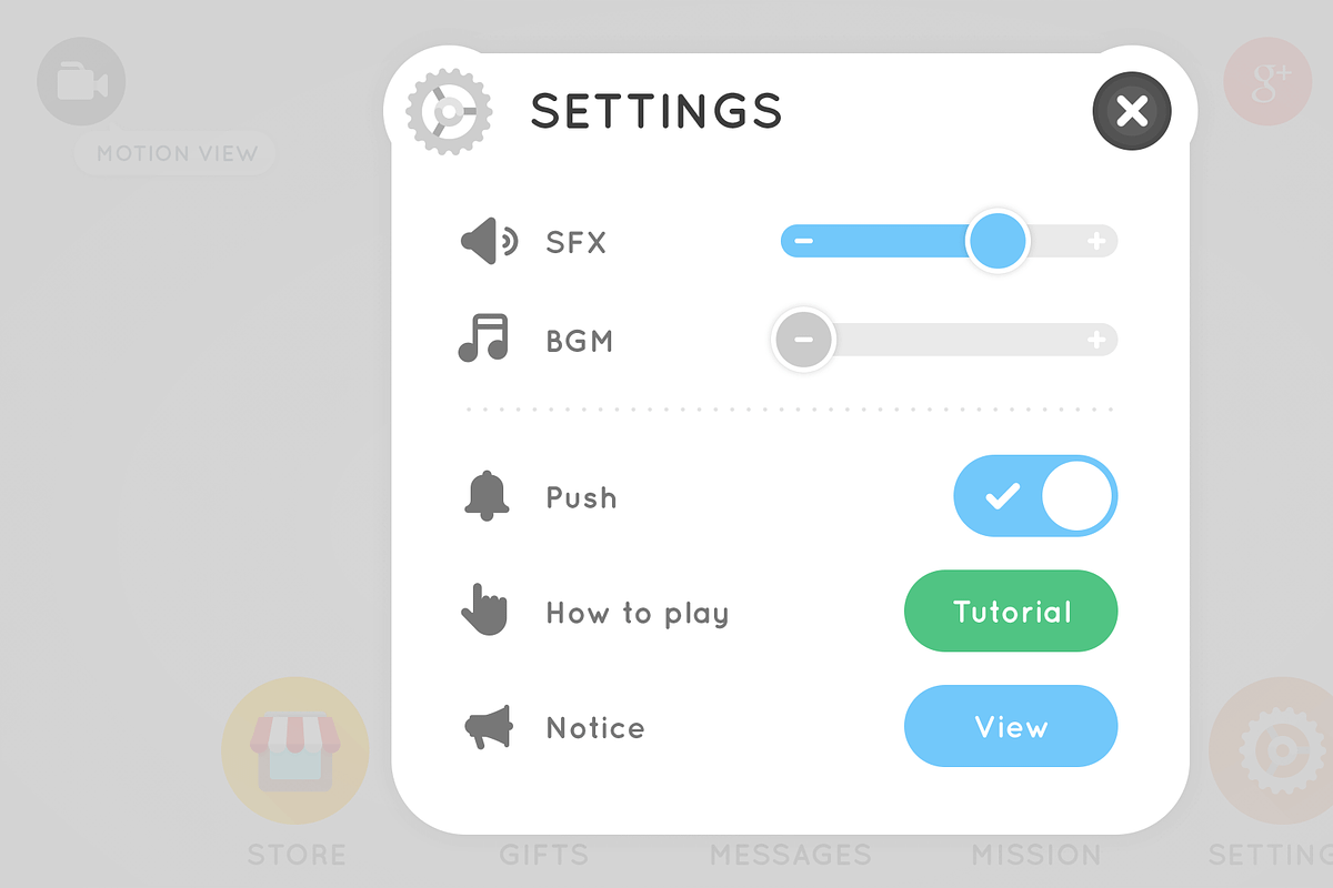 GUI - Simple Round, an UI Kit Template by LAYERLAB (Photo 15 of 26)