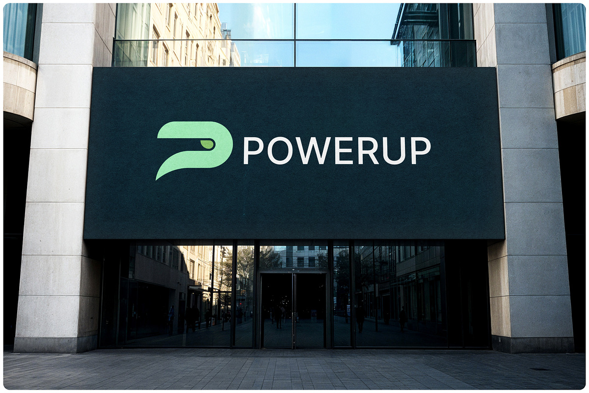 POWERUP|Modern Logo Design preview 3