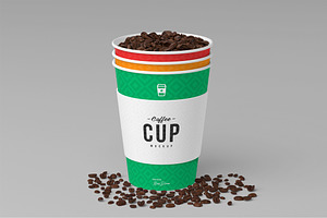 8oz Coffee Cup Mock-Up