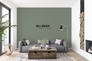 Wall Mockup & Wallpaper Mockup