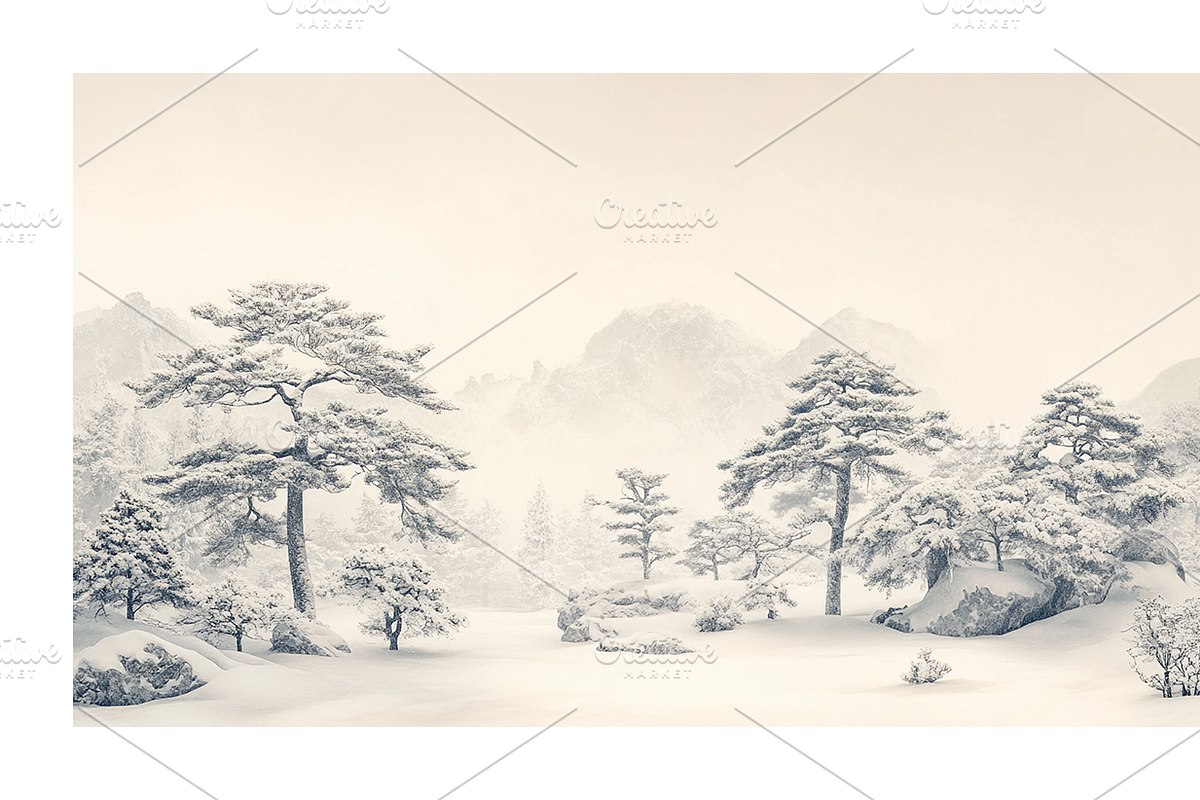 Zena Collection · Zen Landscapes, a Decorative Illustration by milatovar (Photo 5 of 16)