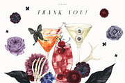 Spooky Bar Halloween Cocktails, a Seasonal Illustration by LiChu Art (Thumbnail 14 of 14)